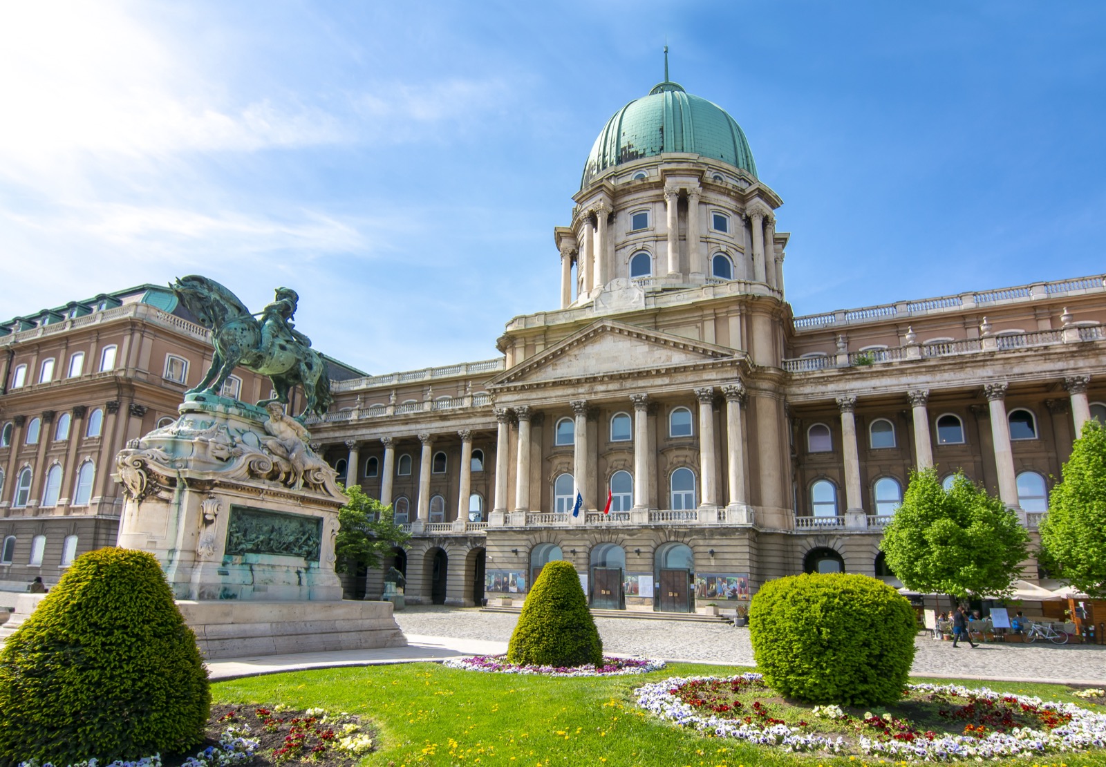 Burgpalast in Buda, Sitz der Ungarischen Nationalgalerie