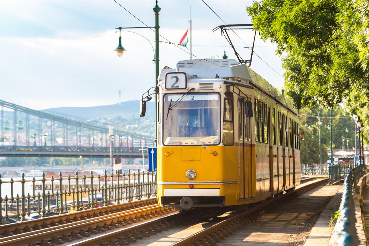 Kettenbrücke über die Donau in Budapest